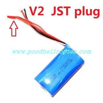 gt8004-qs8004-8004-2 helicopter parts battery 7.4V 1500mAh (red JST plug)